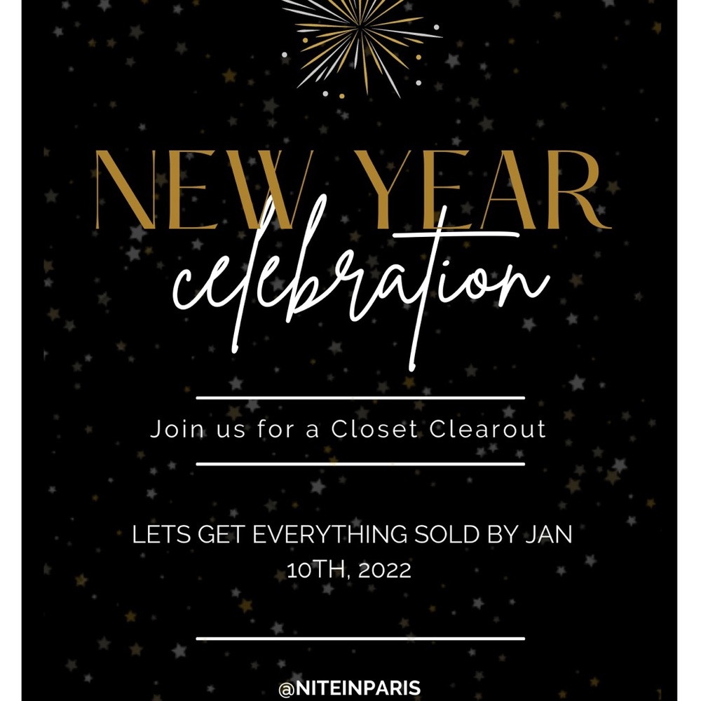 Let’s get everything sold so I can list all new items.